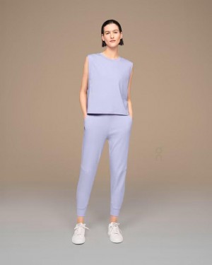 On Running Focus Crop Linne Dam Lila | SE_ON8994