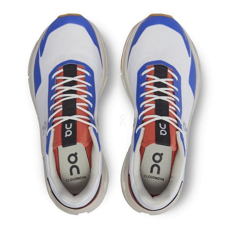 On Running Cloudnova Form Sneakers Dam Vita Blå | SE_ON8953