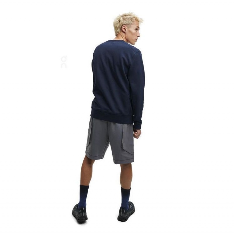On Running Crew Neck Tröjor Herr Marinblå | SE_ON9079