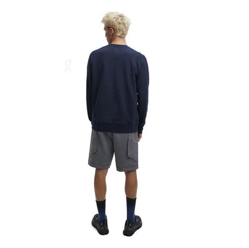 On Running Crew Neck Tröjor Herr Marinblå | SE_ON9079
