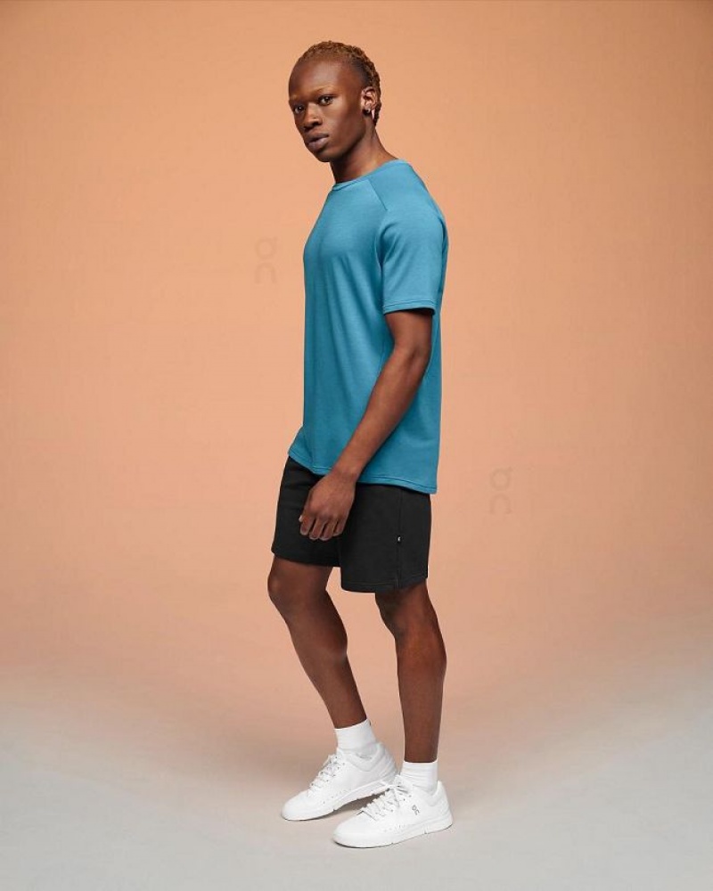 On Running Focus-T T-shirts Herr Blå | SE_ON8769