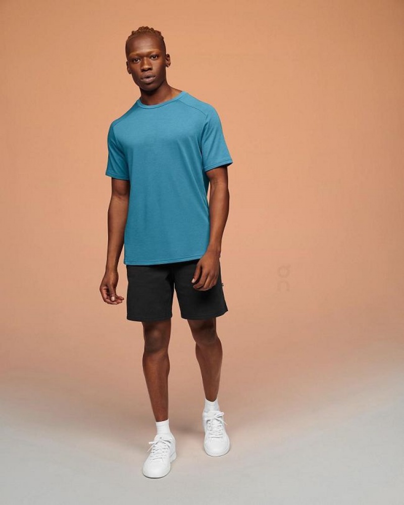 On Running Focus-T T-shirts Herr Blå | SE_ON8769