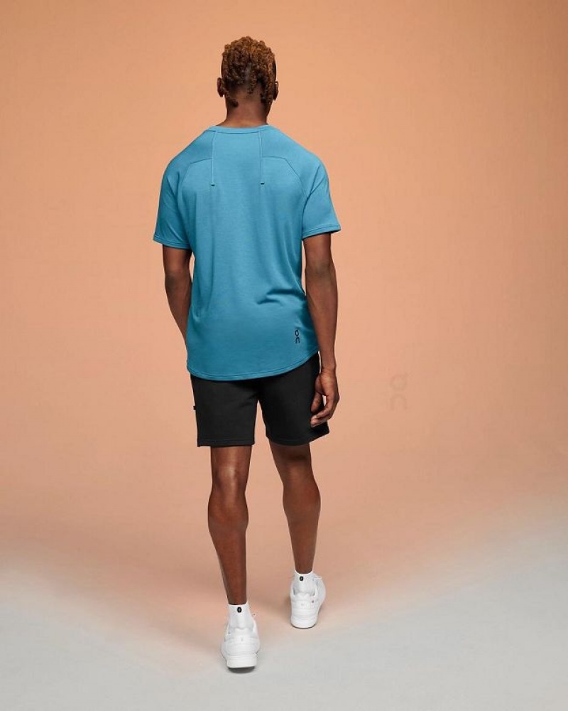 On Running Focus-T T-shirts Herr Blå | SE_ON8769