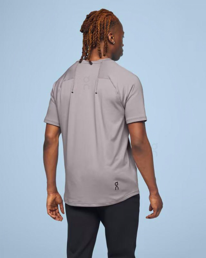 On Running Focus-T T-shirts Herr Grå | SE_ON8583