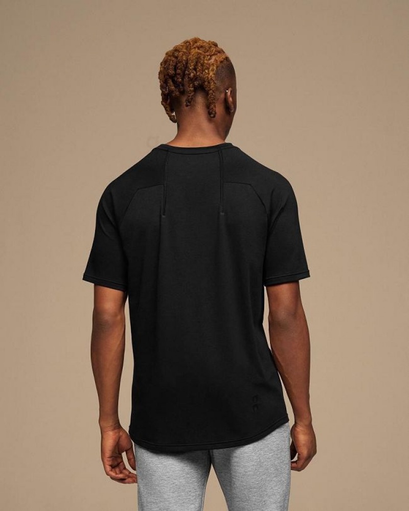 On Running Focus-T T-shirts Herr Svarta | SE_ON8304