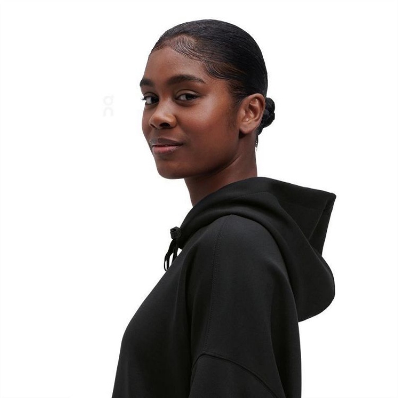 On Running Hoodies Dam Svarta | SE_ON8465