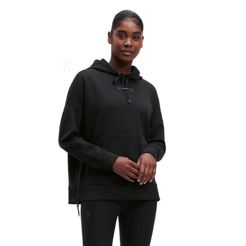 On Running Hoodies Dam Svarta | SE_ON8465