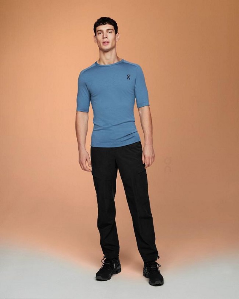 On Running Merino-T T-shirts Herr Blå | SE_ON8031