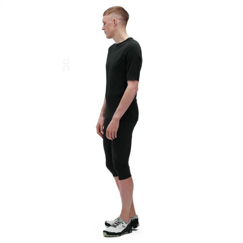 On Running Merino-T T-shirts Herr Svarta | SE_ON8362