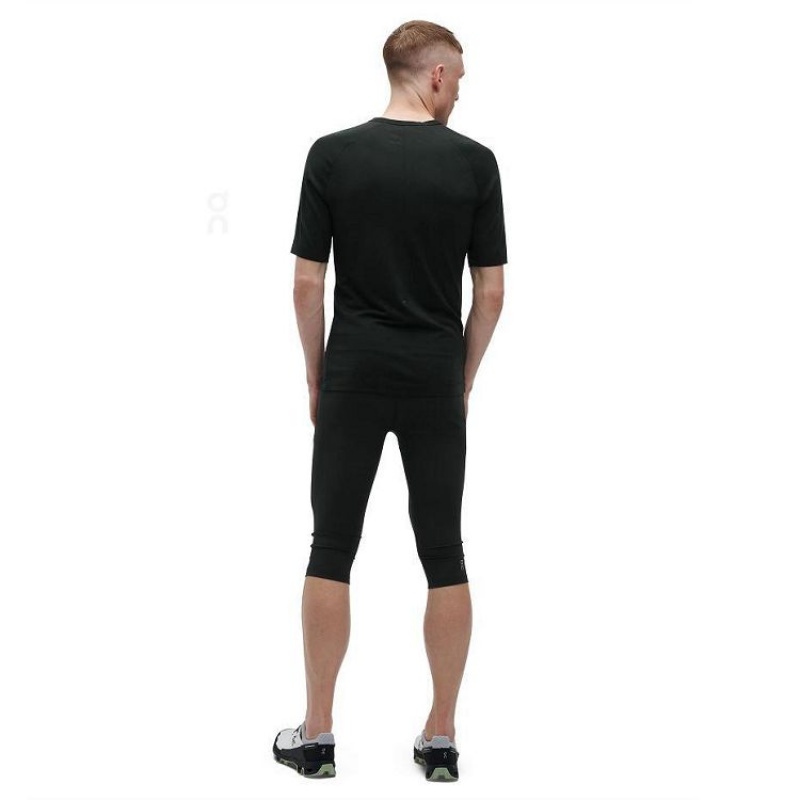 On Running Merino-T T-shirts Herr Svarta | SE_ON8362