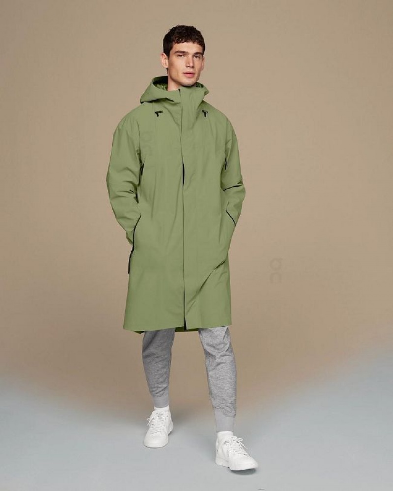 On Running Parka Jackor Herr Olivgröna | SE_ON9042
