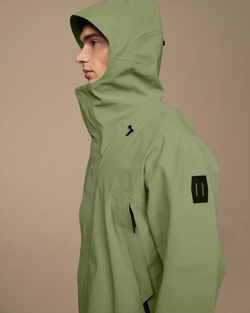 On Running Parka Jackor Herr Olivgröna | SE_ON9042