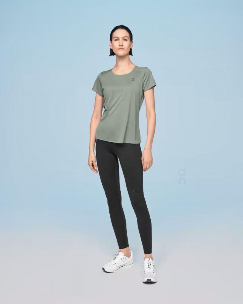 On Running Performance-T T-shirts Dam Olivgröna | SE_ON8398