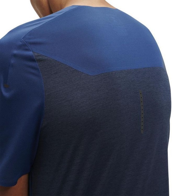 On Running Performance-T T-shirts Herr Marinblå | SE_ON8084