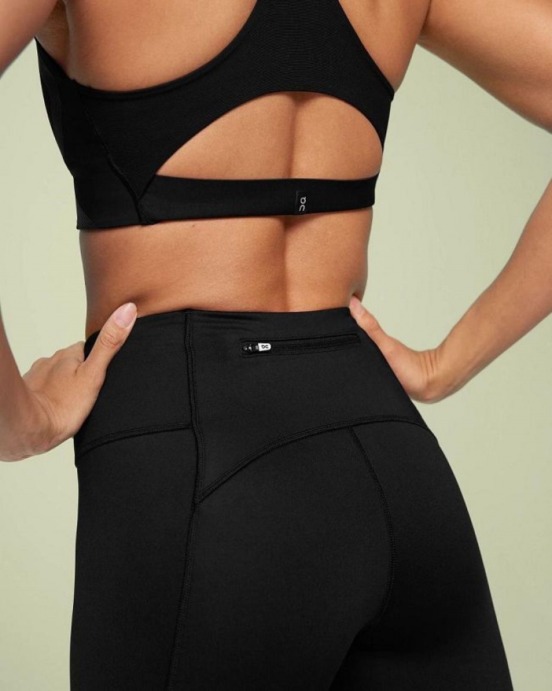 On Running Performance 7/8 Leggings Dam Svarta | SE_ON8955