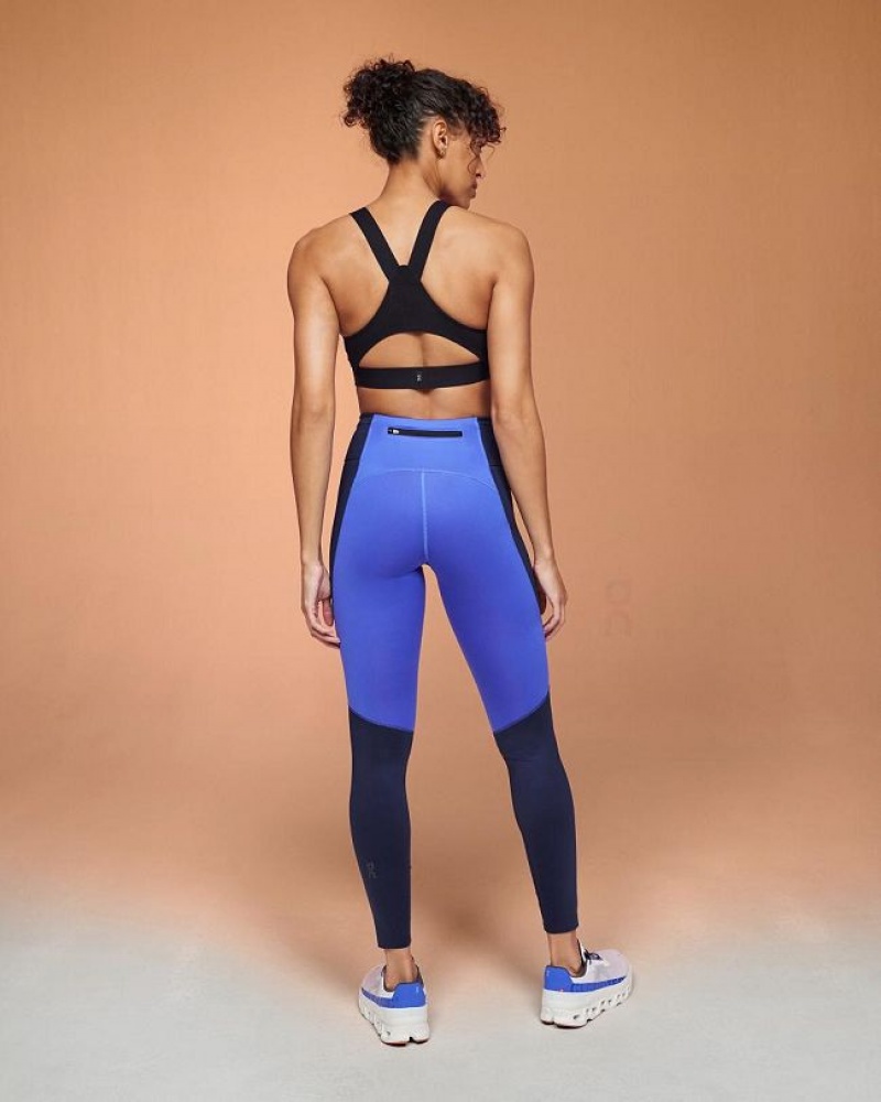 On Running Performance Leggings Dam Marinblå | SE_ON8169