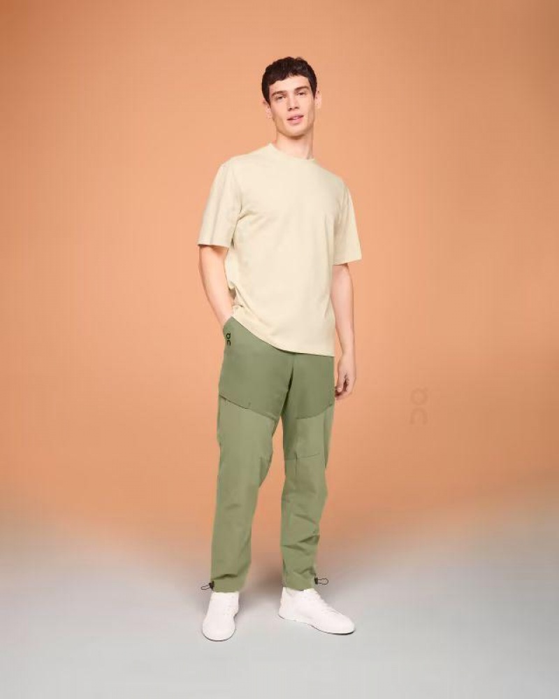 On Running Studio-T T-shirts Herr Beige | SE_ON9011