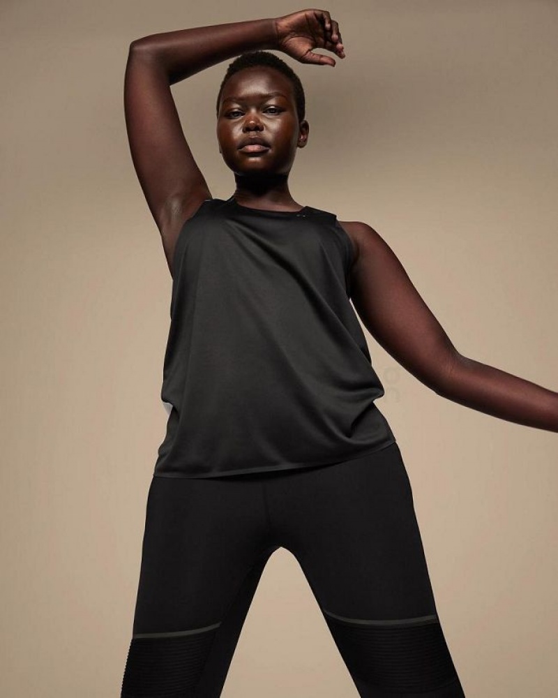 On Running Tank-T Linne Dam Svarta Vita | SE_ON8268