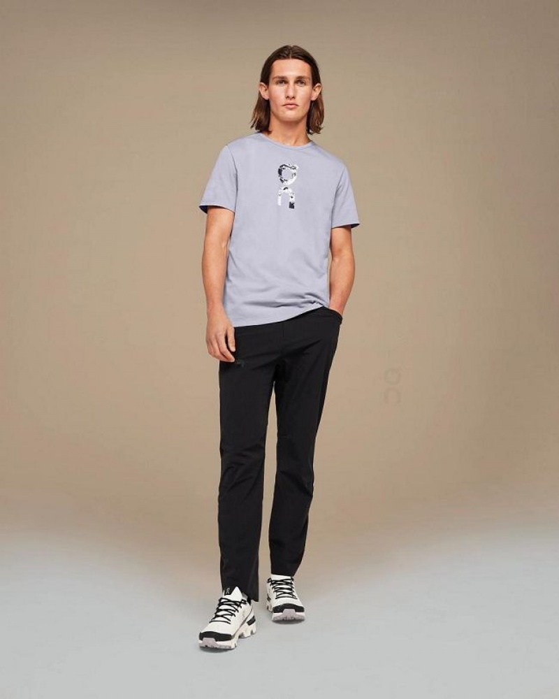 On Running Tryck-T T-shirts Herr Grå | SE_ON1187