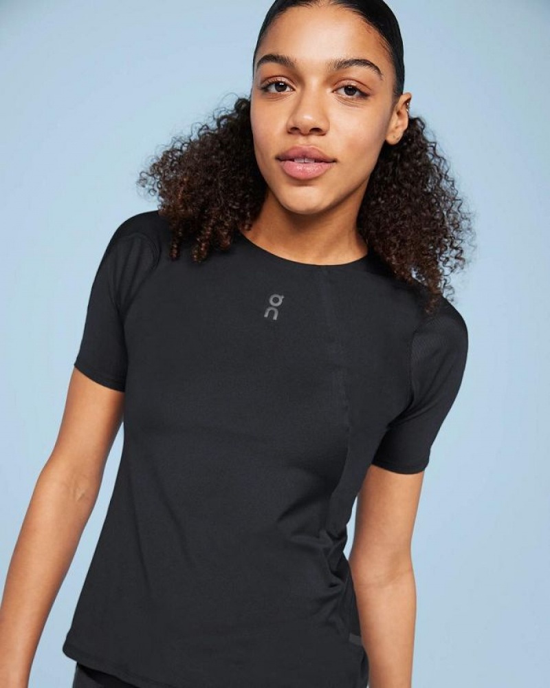 On Running Ultra-T T-shirts Dam Svarta | SE_ON9155